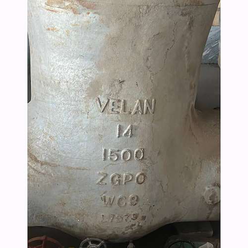 شیر فلکه 14 اینچ  کلاس 1500  ولان